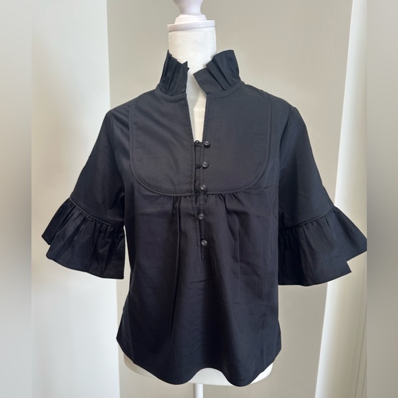 Sedge NWT Meredith Top, Black SIZE SMALL - Picture 3 of 3